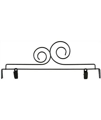 Double Scroll Header with Clips 12 in Grey