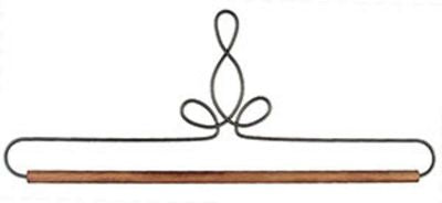Heirloom Fabric Holder 12in