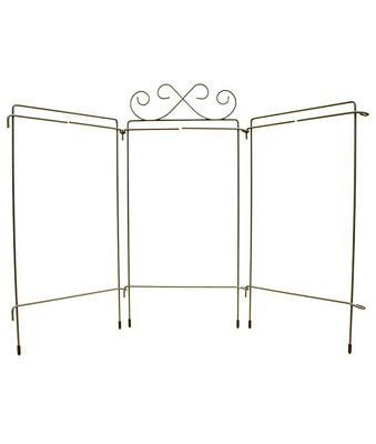 Scroll Tri-Stand Gray 4x9in