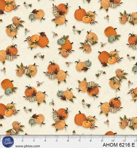 PB Tossed Pumpkins Cream - Autumn Homestead