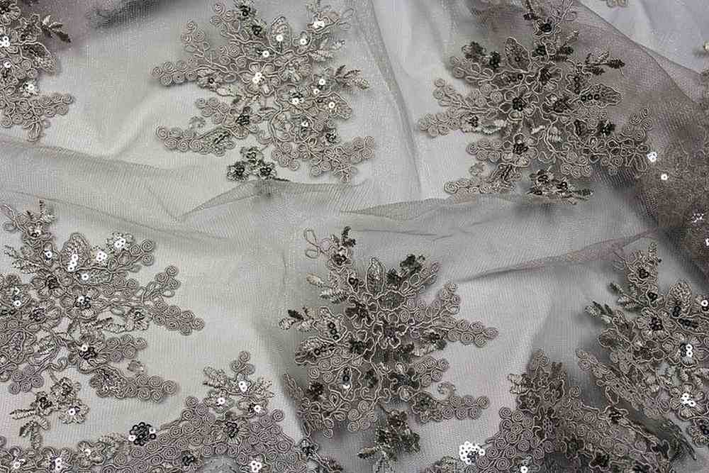 ALLEY Mesh Sequin Fabric, 54 Inch. in Width