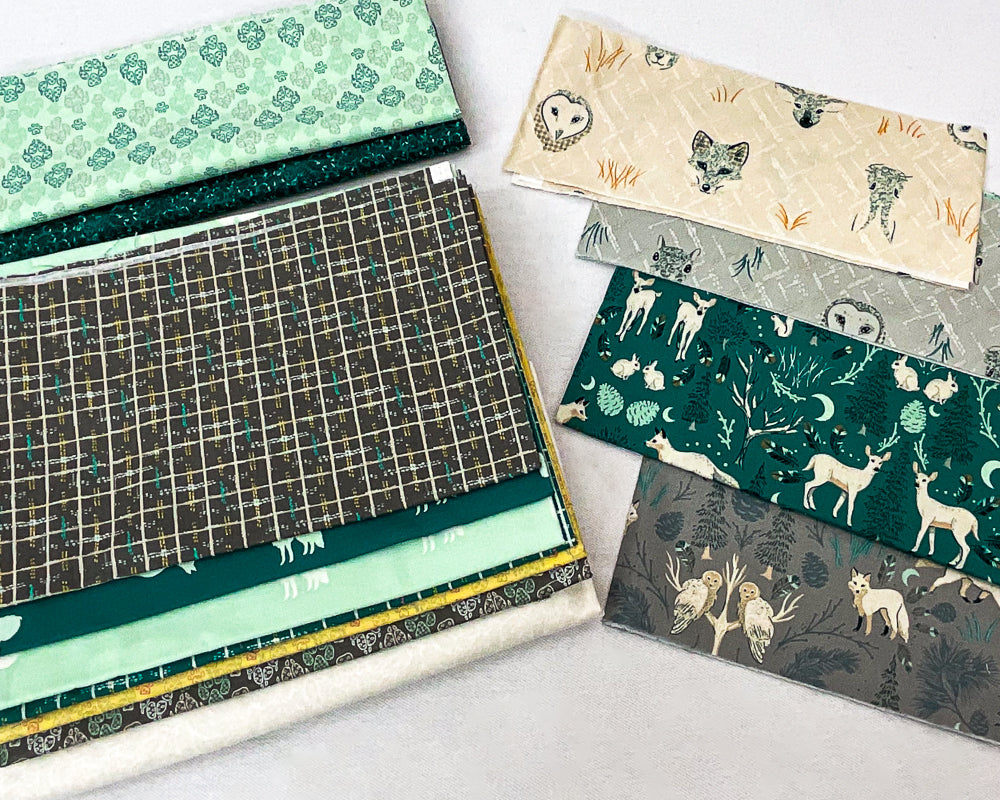 Boundless Coordinated Stash Builder Bundle - Wild Things - various print fabrics 9 7/8 yards total