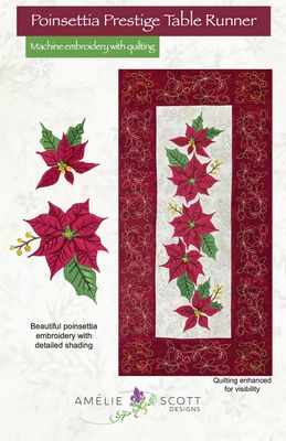 Poinsettia Prestige Table Runner