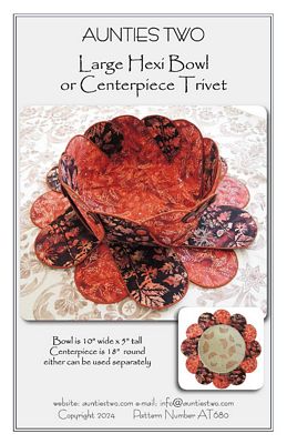 Large Hexi Bowl or Centerpiece Trivet
