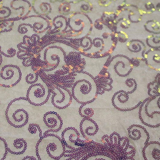 Aria Stretch Velvet Sequin Fabric | Blue Moon Fabrics