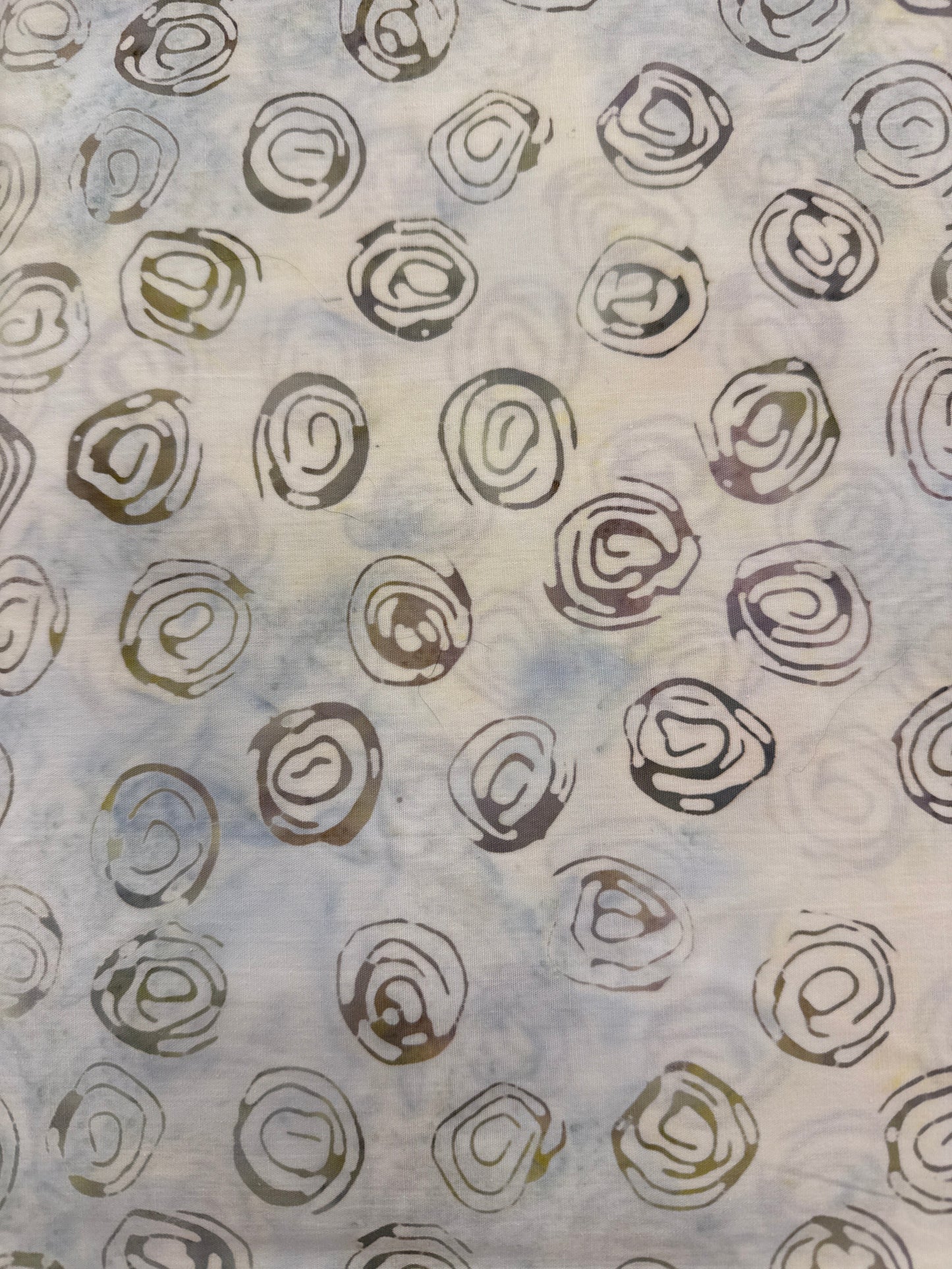 AN Grey Swirl on Ivory