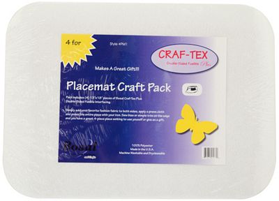 Placemat Craft Pack, 13 in x 18 in Rectangle 4/pkg