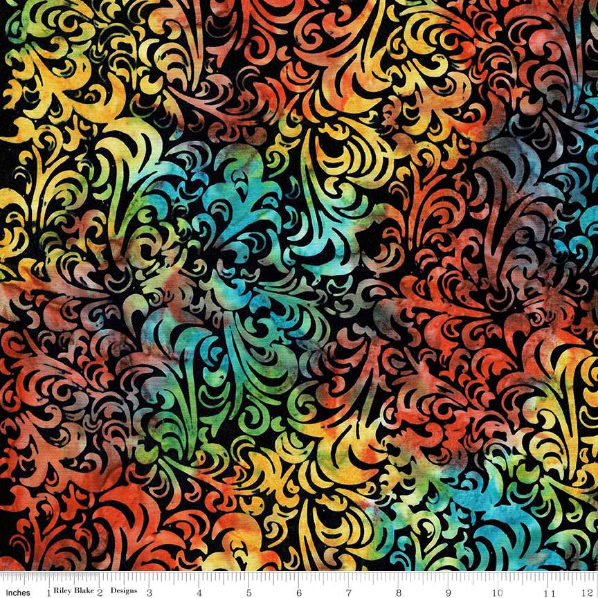 RB Batiks Tie Dye - Twirl & Swirl