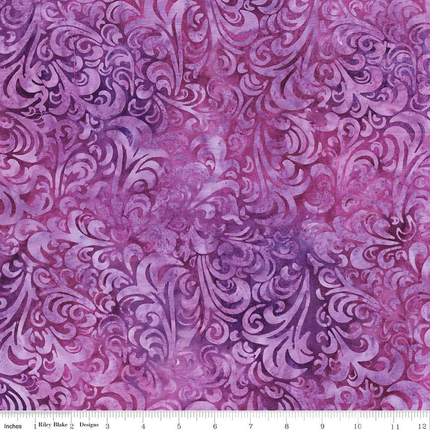 RB Batiks Razzmic Berry - Twirl & Swirl