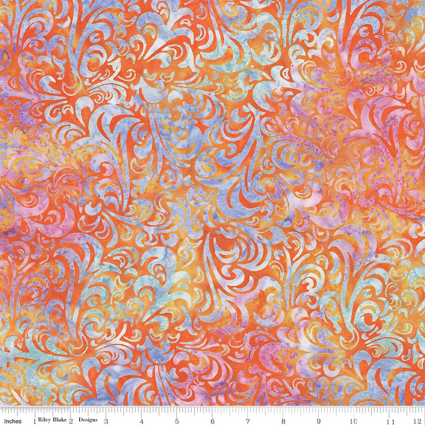 RB Batiks Mai Tai - Twirl & Swirl