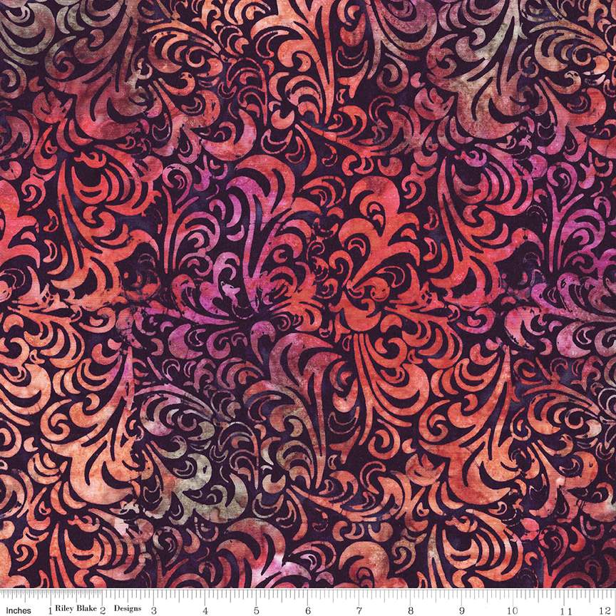 RB Batiks Marmalade Splash - Twirl & Swirl