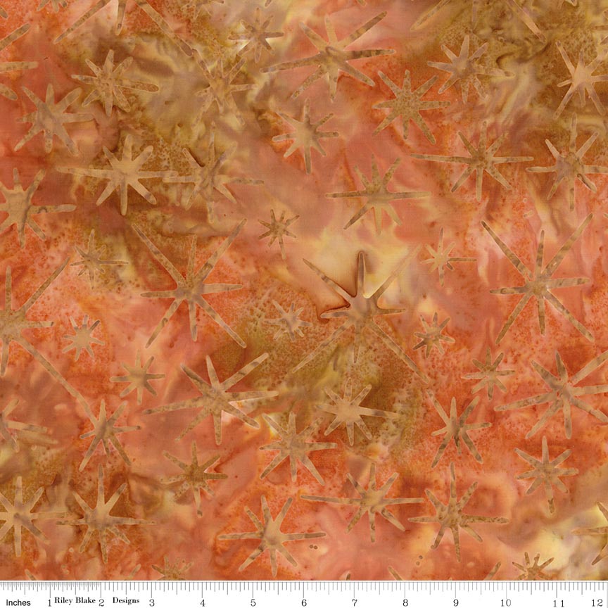 RB Batiks Sandstorm - Starburst Groove