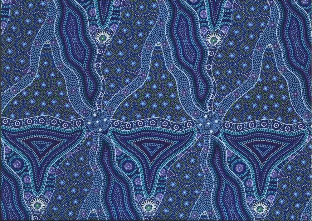 MS Bush Tomato & Waterhole Blue