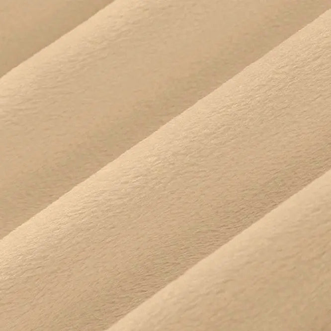 Beige Solid Cuddle 3 58/60" Fabric per yard