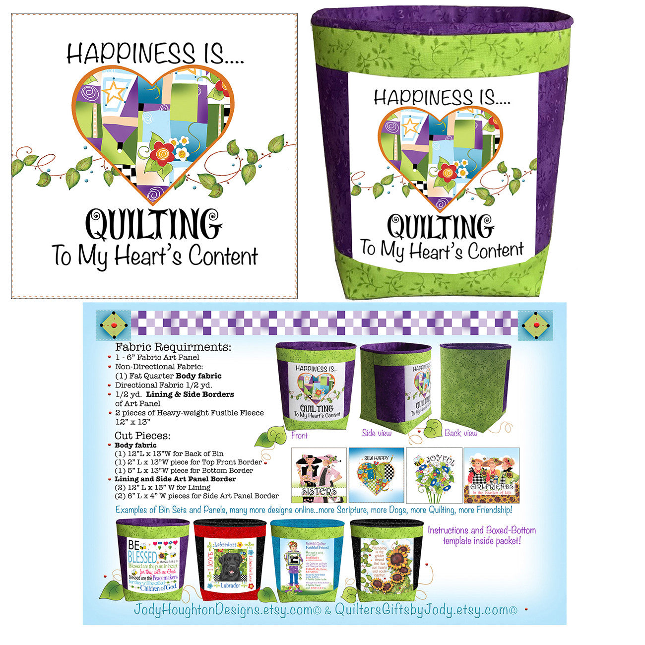 Bin Set Quilting