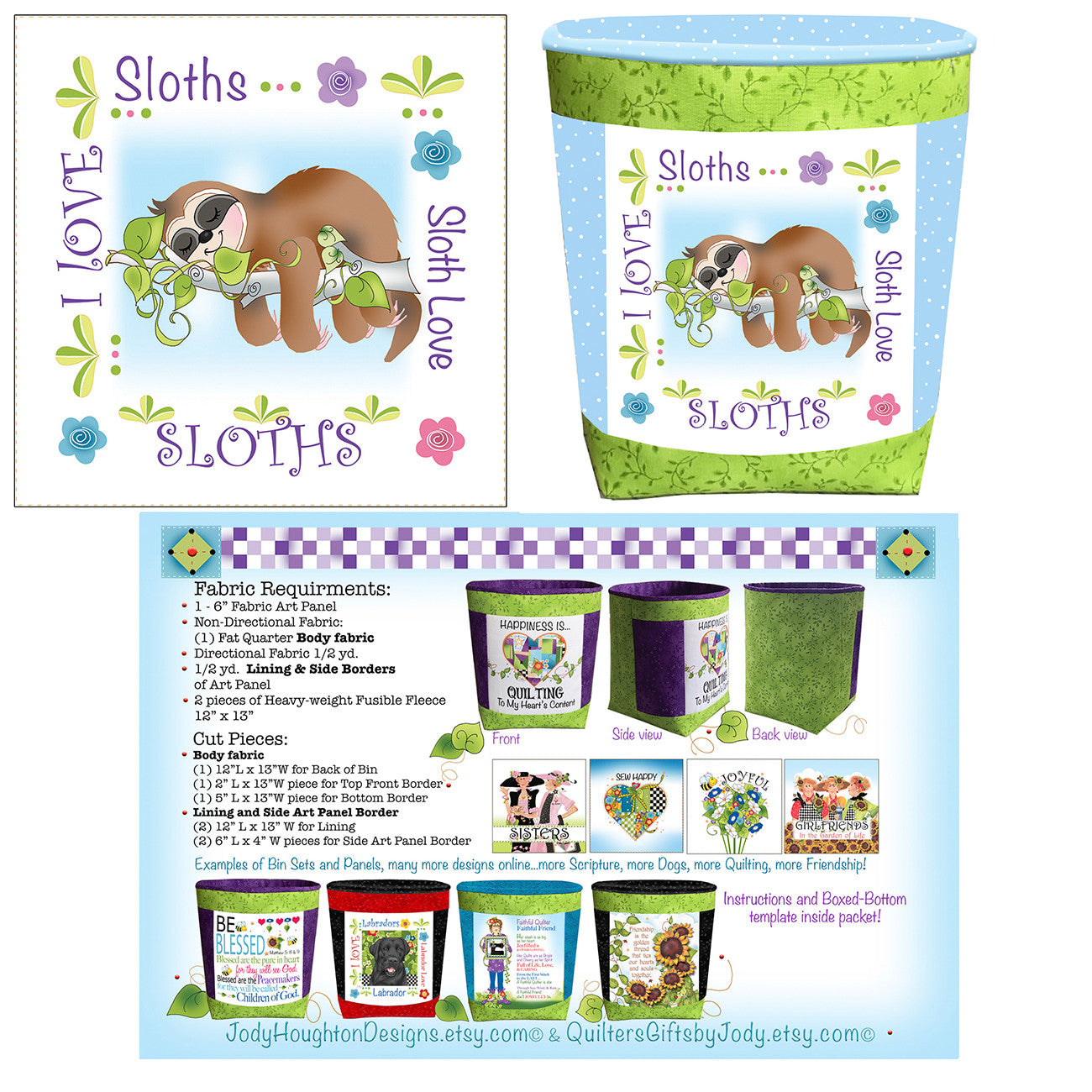 Bin Set Sloth