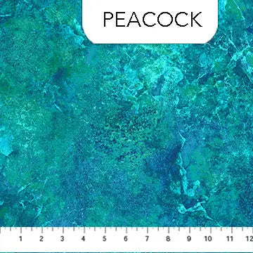 Blue Peacock 26756-66 Cotton 44"/45" Fabric Per Yard