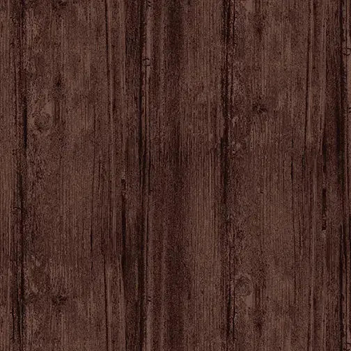 Brown Espresso Washed Wood Cotton Wideback Fabric (5/8 yard pack)