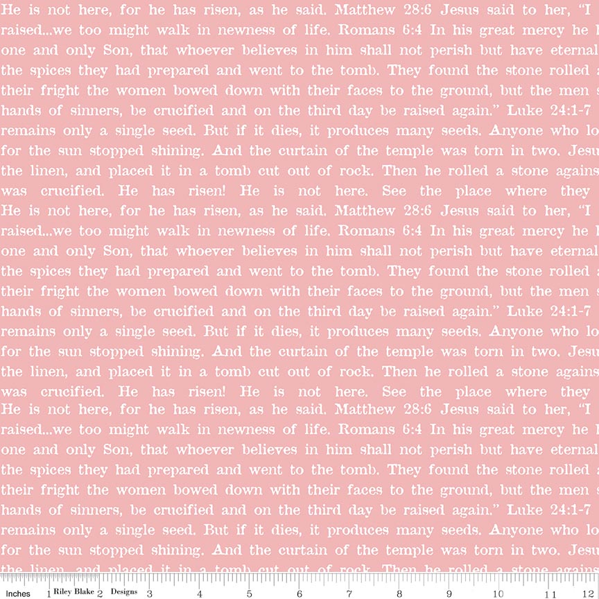 RB Empty Tomb Text Pink - Egg Hunt