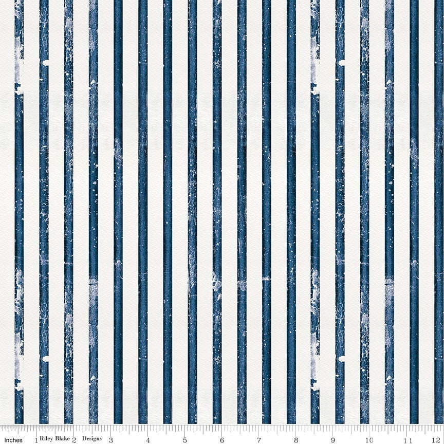 RB Faded Stripes Blue - Sew America
