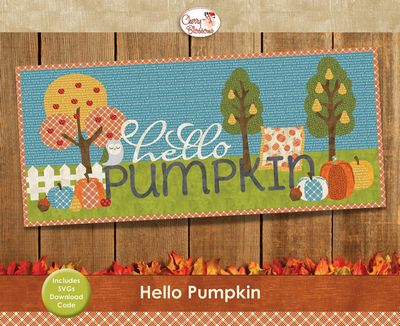 Hello Pumpkin Pillow Runner Pattern
