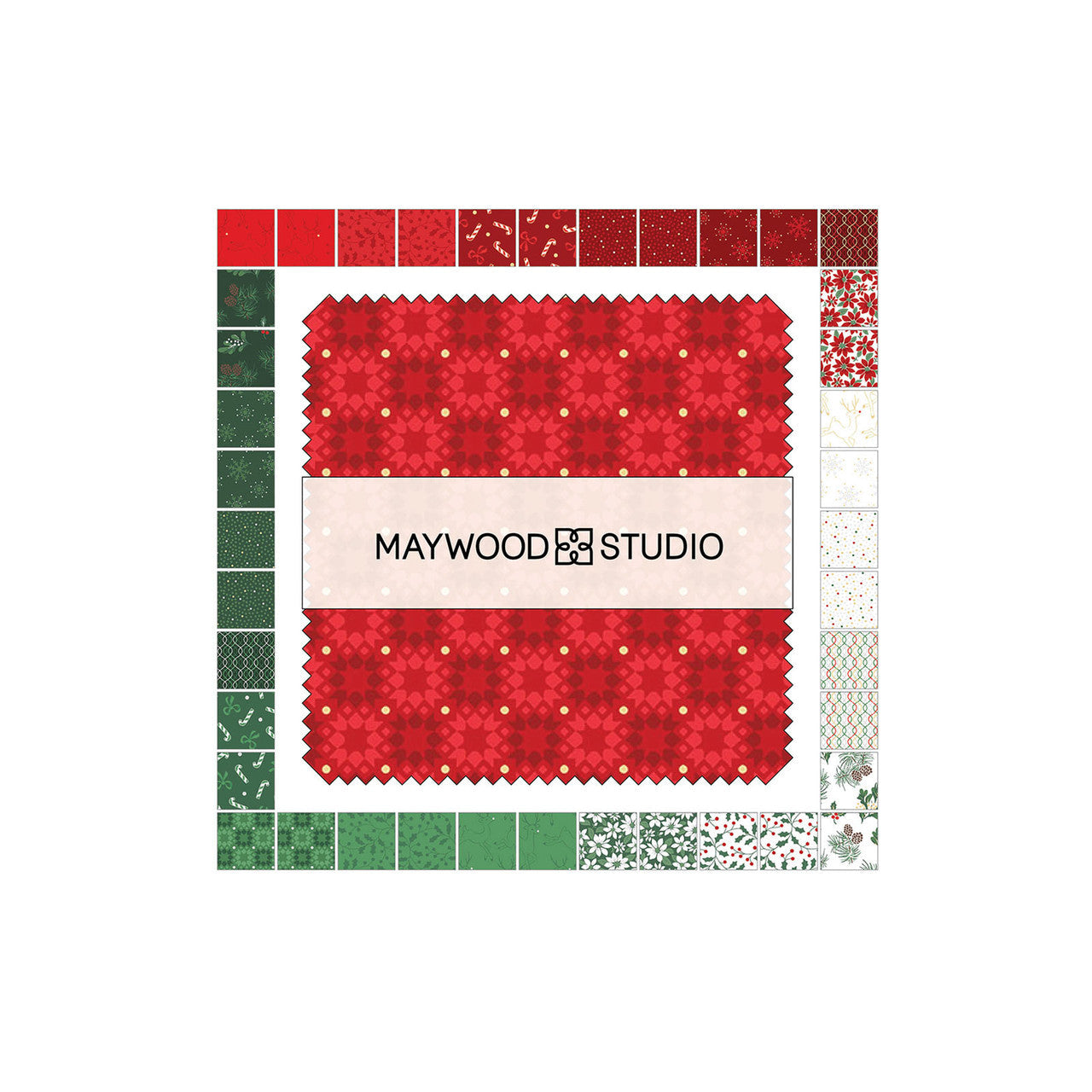 Merry Mix 5x5" Charm Pack 42 pcs - 100% Cotton