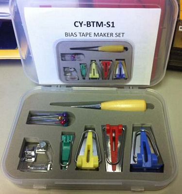 Accessory set Bias tape maker