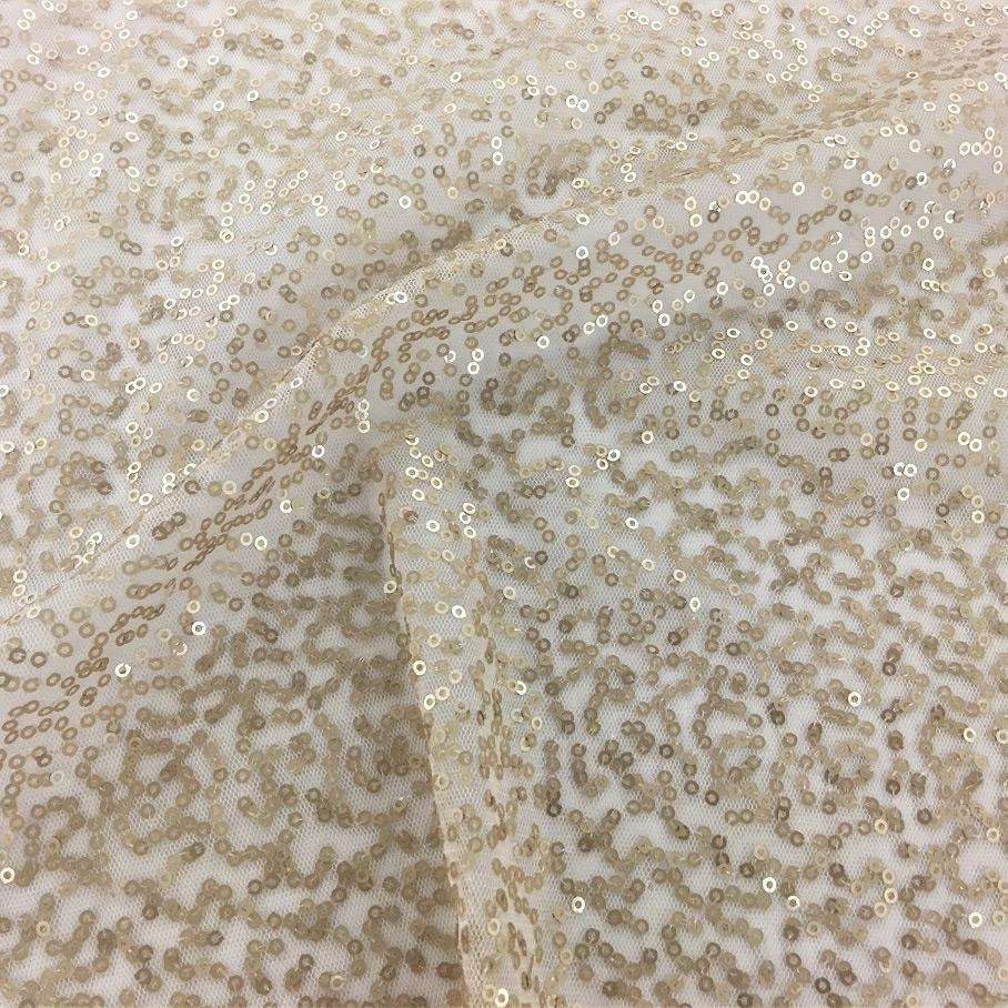 Caviar Dreams Stretch Mesh Sequin Fabric | Blue Moon Fabrics