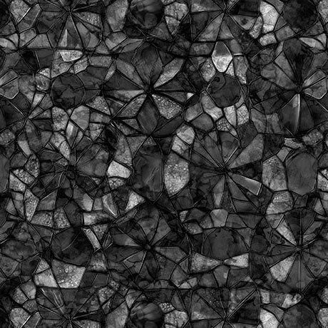 Charcoal Mosaic Blender Lumenique 44"/45" Cotton Fabric Per Yard