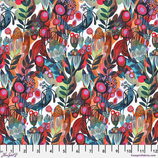 Cherie White Colori Cotton 44"/45" Fabric Per Yard