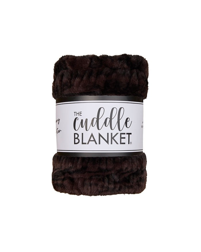 Enzo Black Coffee Classic Cuddle Milan Blanket 50" x 60"