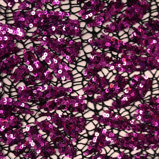Cluster Lace Sequin Fabric | Blue Moon Fabrics