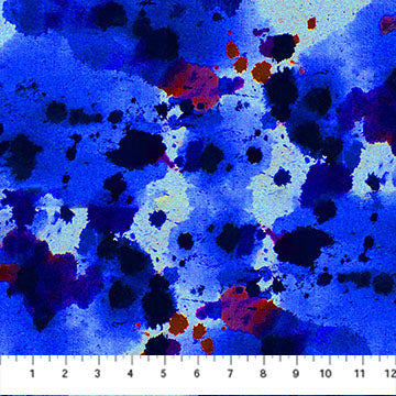 Cobalt Blue Slime 44"/45" Cotton Fabric Per Yard