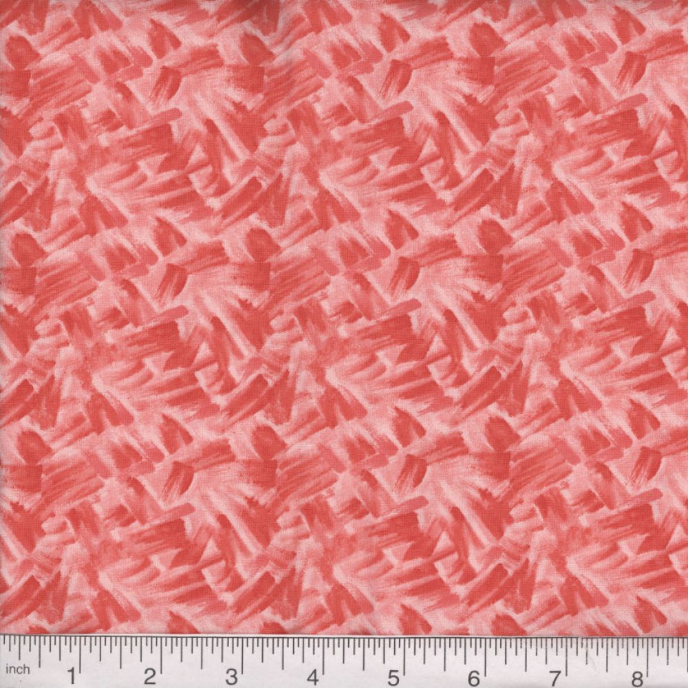 Coral Paint 45" wide Fabric per yard