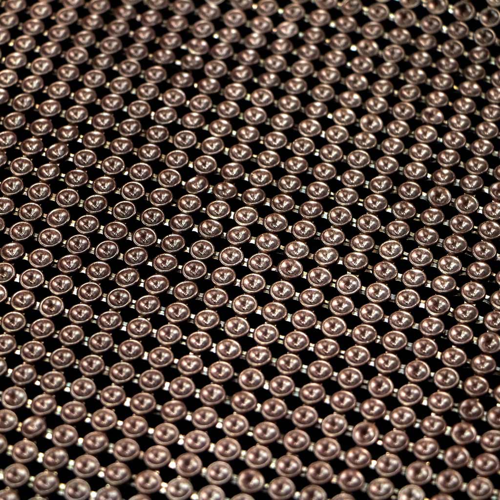 Cupped Aluminum Scale Mesh | Blue Moon Fabrics