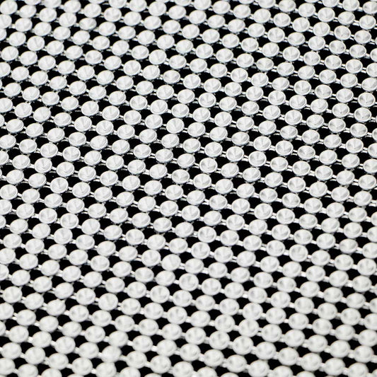 Cupped Aluminum Scale Mesh | Blue Moon Fabrics