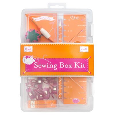 Sewing Box Kit, Orange Pink, 1 Kit