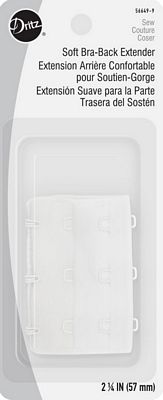 Bra Back Exten-White,2-1/4in
