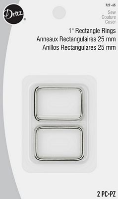 Rectangle Rings Nickel