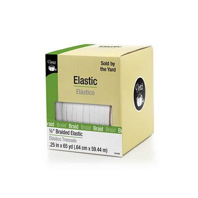 Braided Elastic 1/4inx 65yd