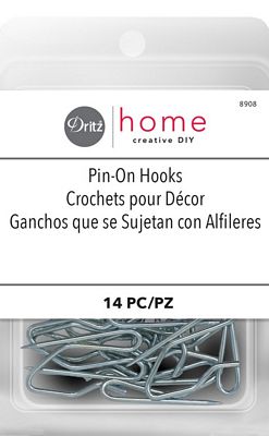 Pin-On Drapery Hooks