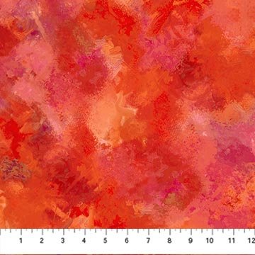 Northcott DP25035-24 TEXTURE FLAMENCO - Red NON-Batik 45" wide fabric per yard
