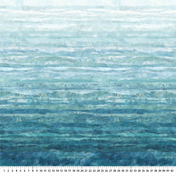 Smooth Sailing Ombre Dark Blue Multi 44"/45" Cotton Fabric Per Yard