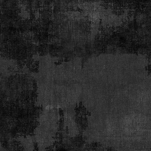 Dark Grey Charcoal Dry Brush Cotton Wideback Fabric Per Yard