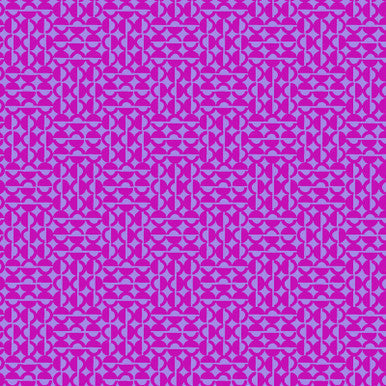 Deep Violet Wink Colorblock Party 43/44" Cotton Fabric Per Yard
