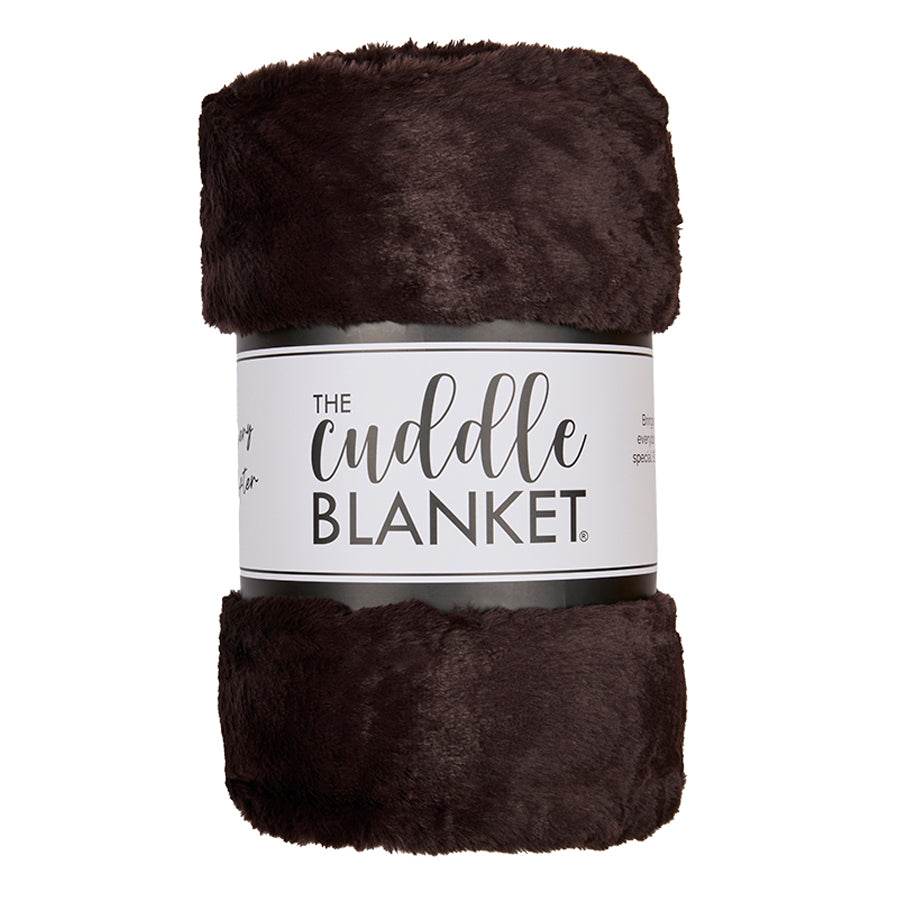 Chocolate Deluxe Cuddle Milan Blanket 60" x 90"