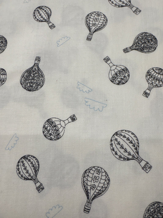 BF Lower the Volume Hot Air Balloons White