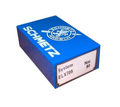 Bulk Schmetz ELX705CF Chrome Finish sz80/12 100bx