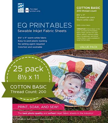 EQ Printables Cotton Fab 25pk