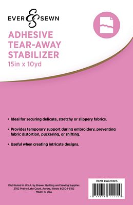 EverSewn Adh Tear-away Stabili 15x 10 yd 2/pk
